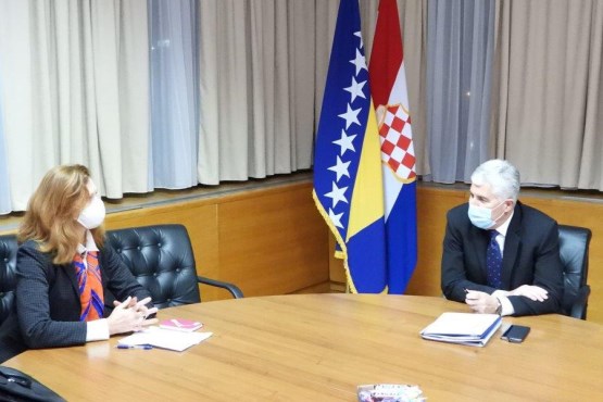 Zamjenik predsjedatelja Doma naroda dr. Dragan Čović održao sastanak s rezidentnom koordinatoricom UN u BiH  